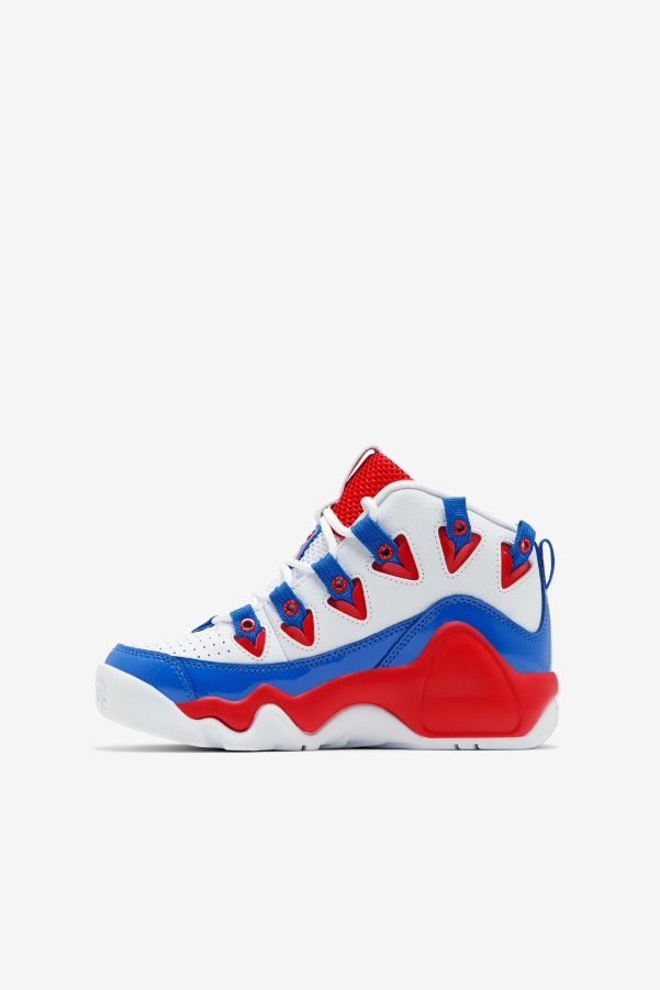 Fila White/Red/Blue Big Kids' Grant Hill 1