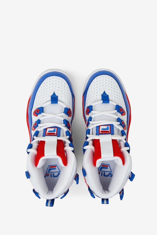 Fila White/Red/Blue Big Kids' Grant Hill 1