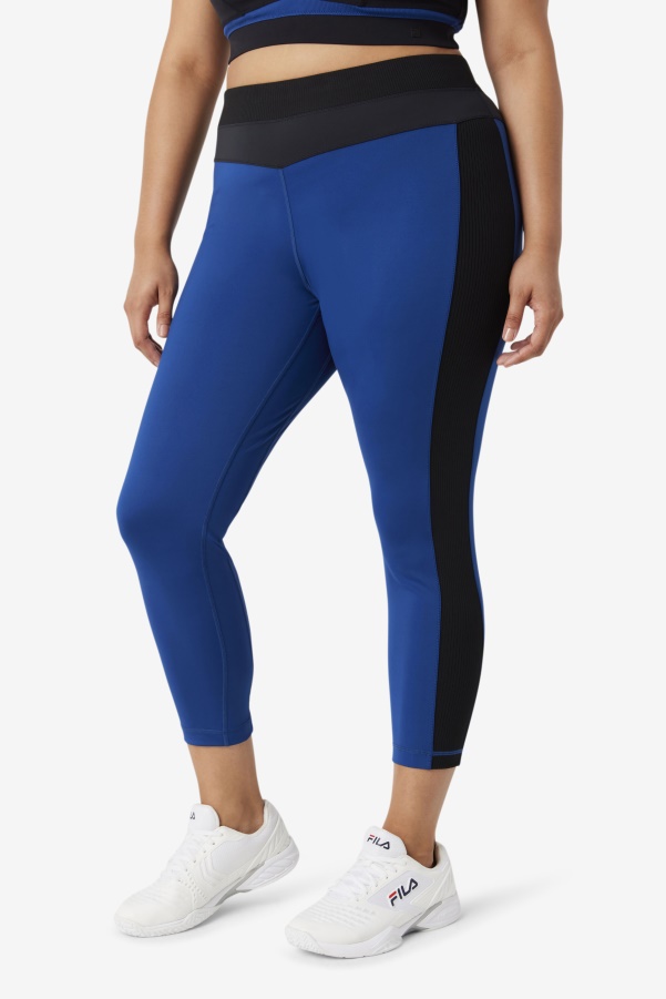 Forza Texture High Waist Legging Fila Navy Peony/Black