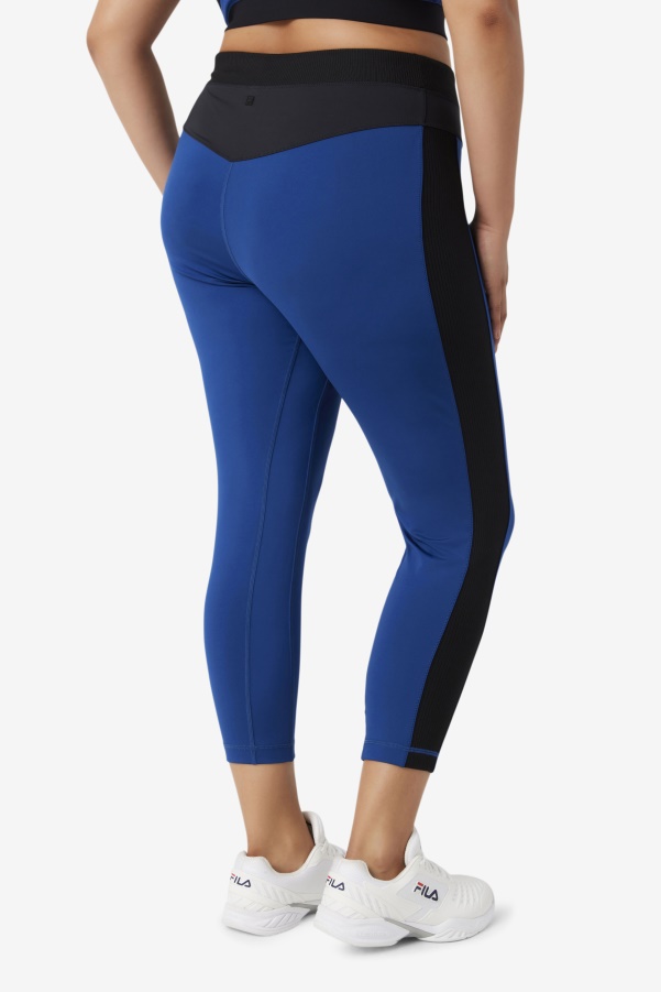 Forza Texture High Waist Legging Fila Navy Peony/Black