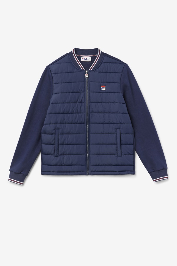 Peacoat Fila Marco Puffer Jacket