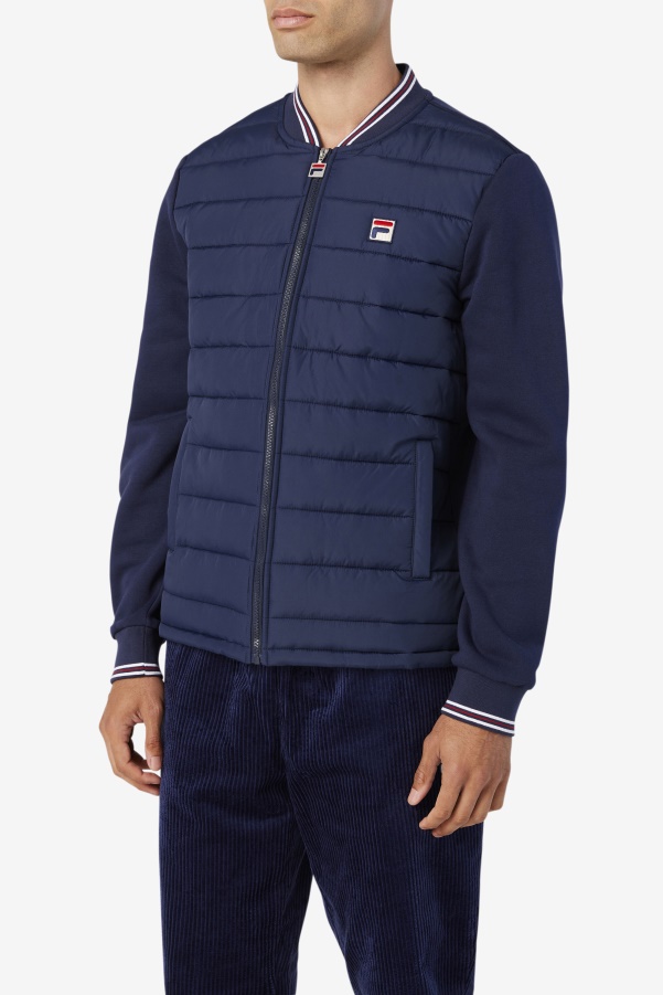 Peacoat Fila Marco Puffer Jacket