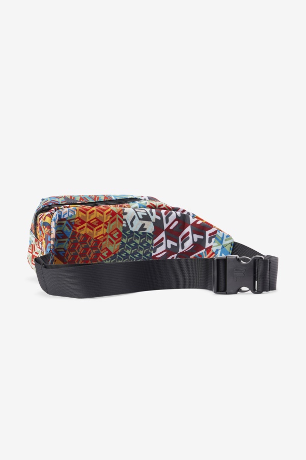 Fila Ocean/Yellow/White Jorina Patch Print Fanny Pack