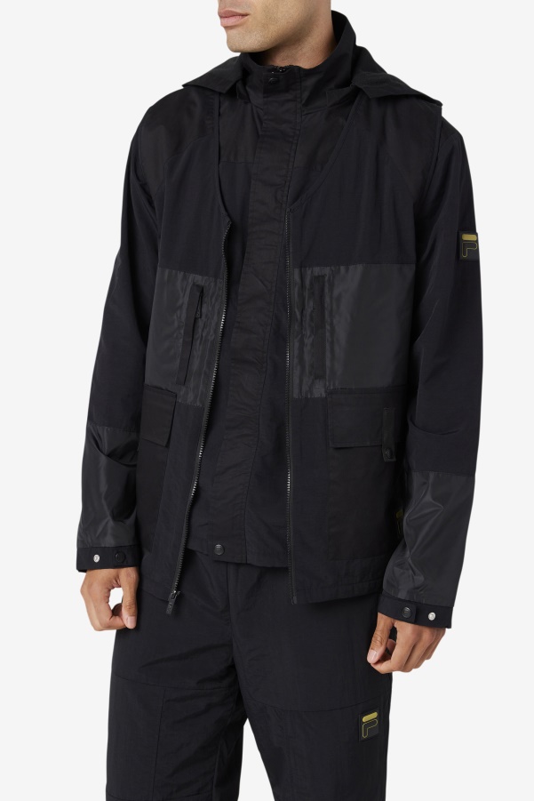 Fila Black Tate 3-In-1 Utility Jacket