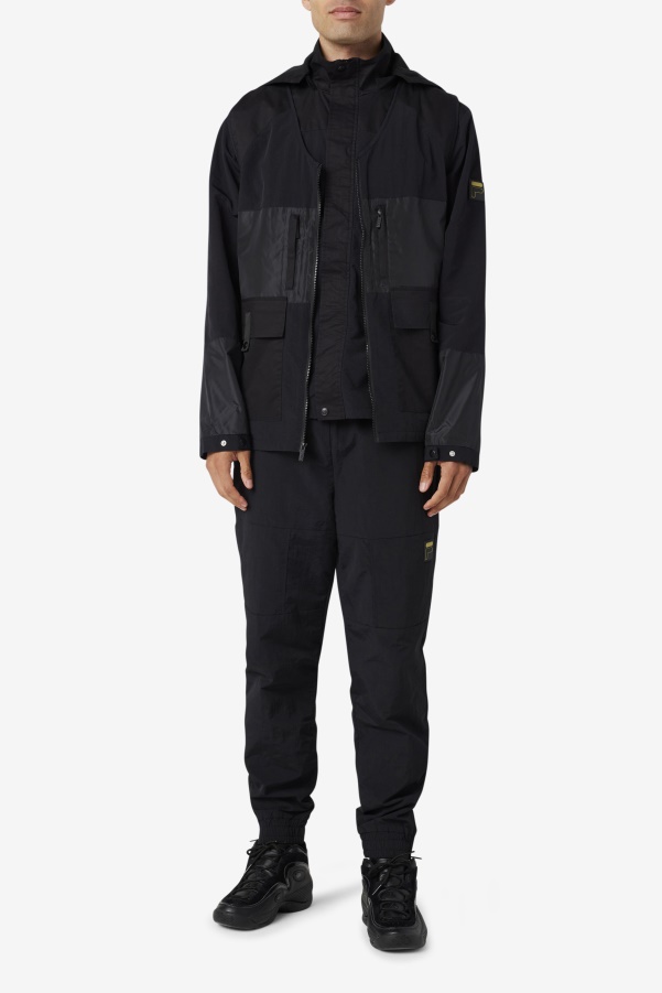 Fila Black Tate 3-In-1 Utility Jacket