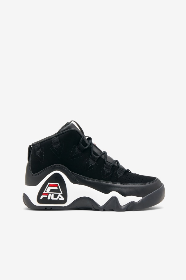 Women's Grant Hill 1 Black/White/Red Fila