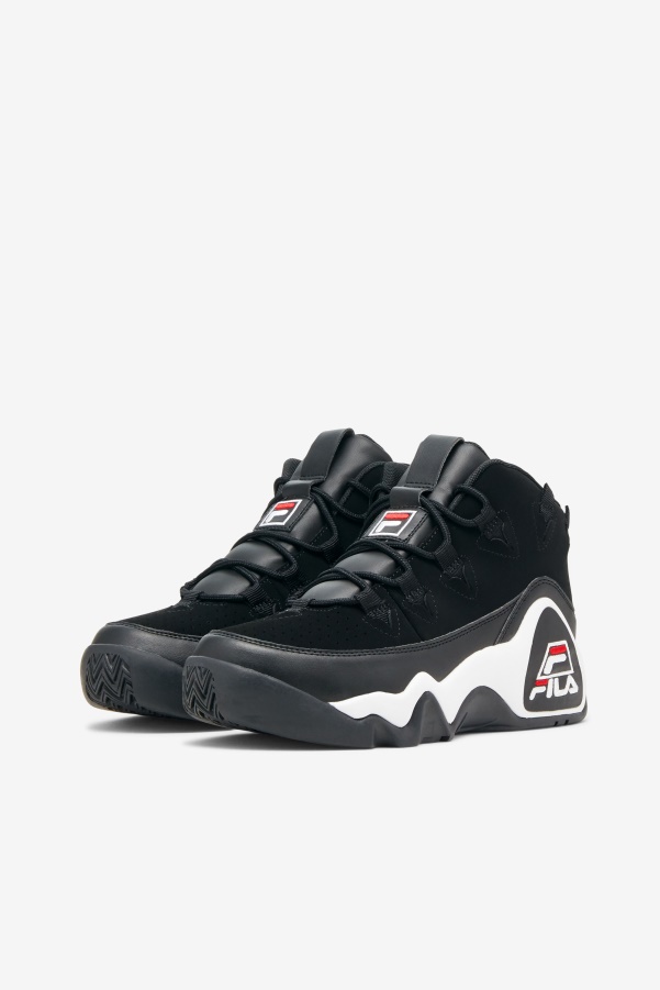 Women's Grant Hill 1 Black/White/Red Fila