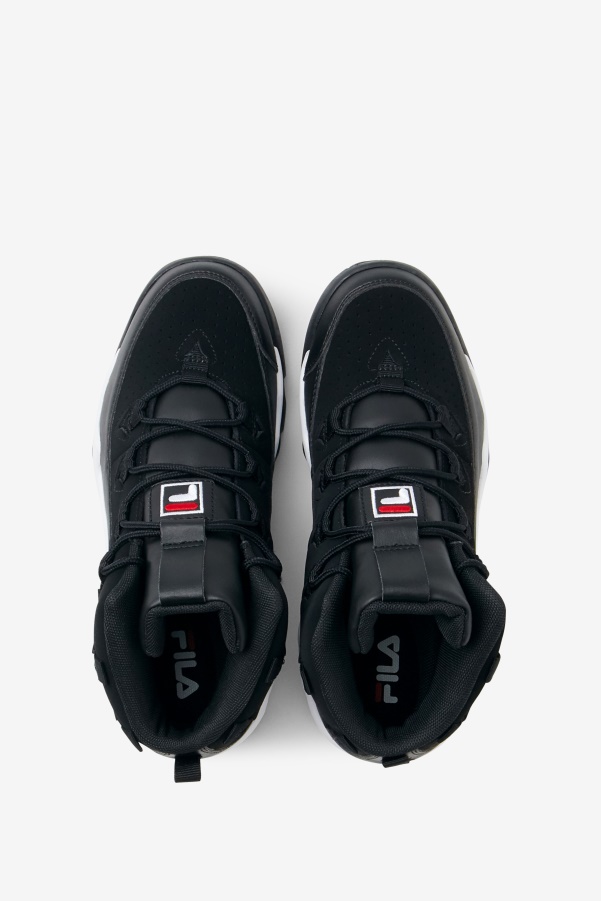 Women's Grant Hill 1 Black/White/Red Fila