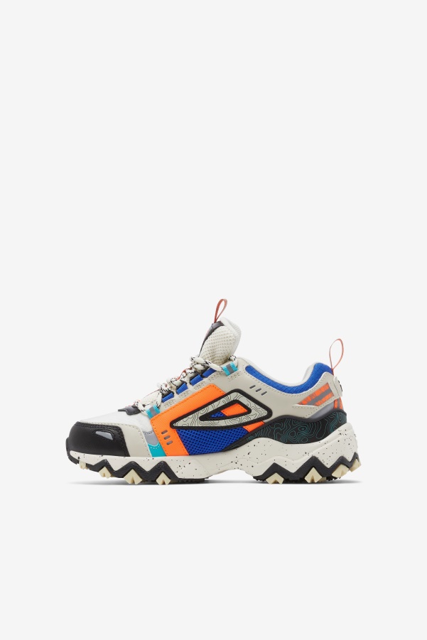 Big Kids' Oakmont Tr Turtledove/Black/Gardenia Fila