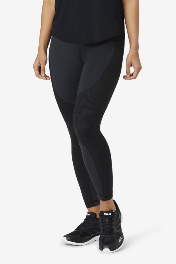Forza Textured Long Legging Black Fila