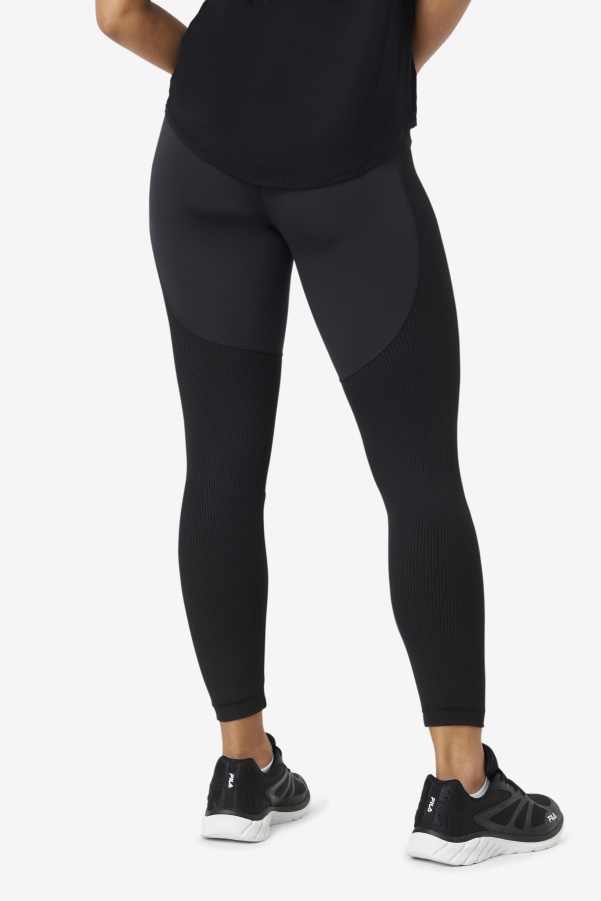 Forza Textured Long Legging Black Fila
