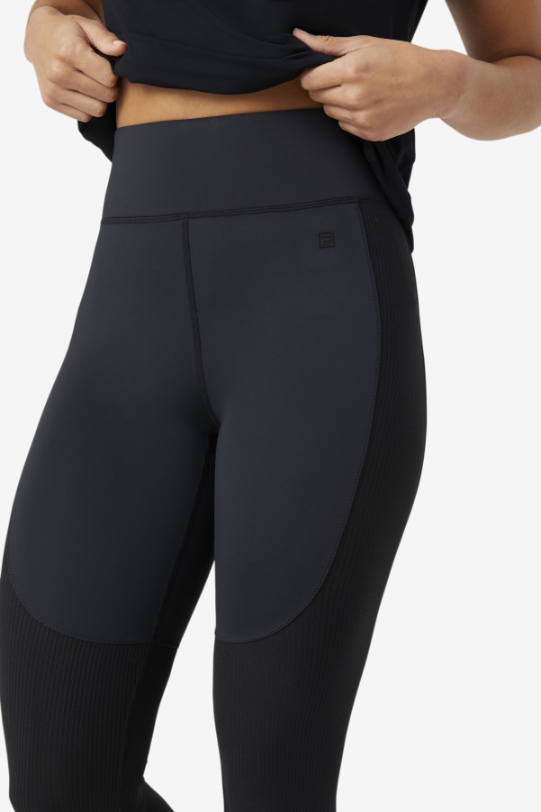 Forza Textured Long Legging Black Fila