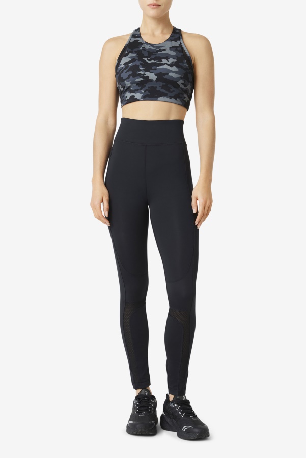 Black Fila Forza Color Blocked Legging