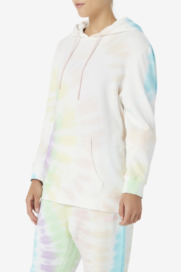 Fila Double Cream Tie Dye Aerolynn Tie Dye Hoodie