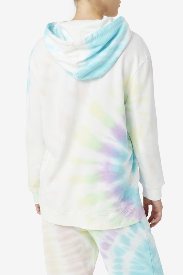 Fila Double Cream Tie Dye Aerolynn Tie Dye Hoodie
