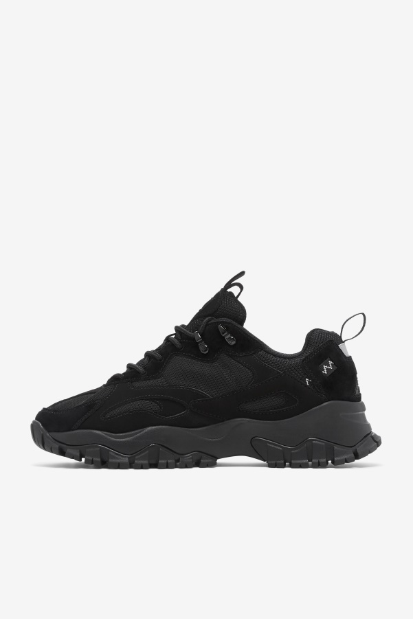 Black/Metallic Silver Fila Men's Ray Tracer TR 2