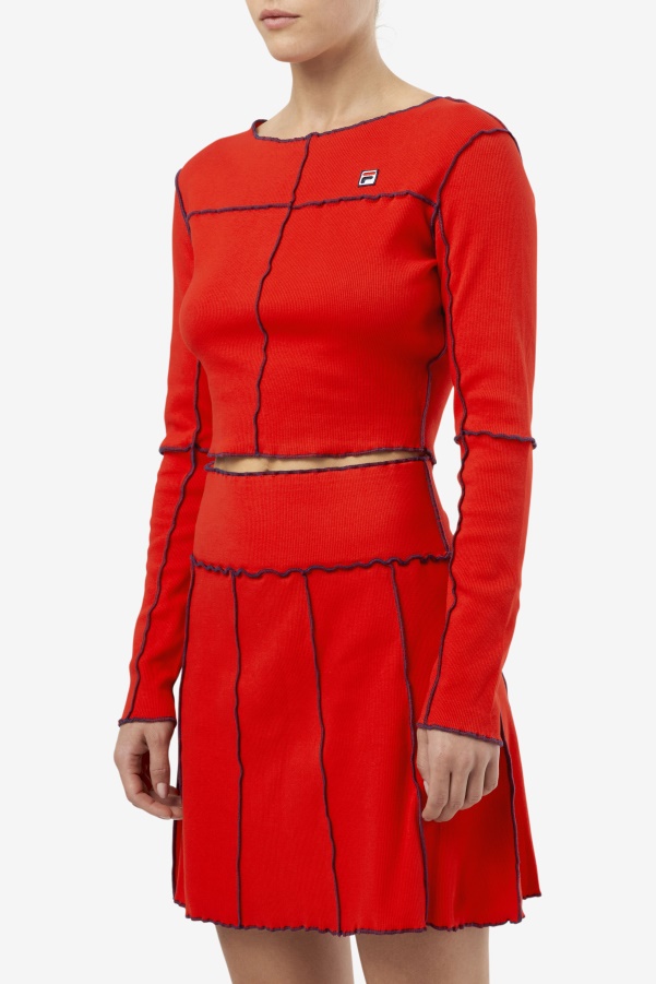 Fila Red Brooklynn Top