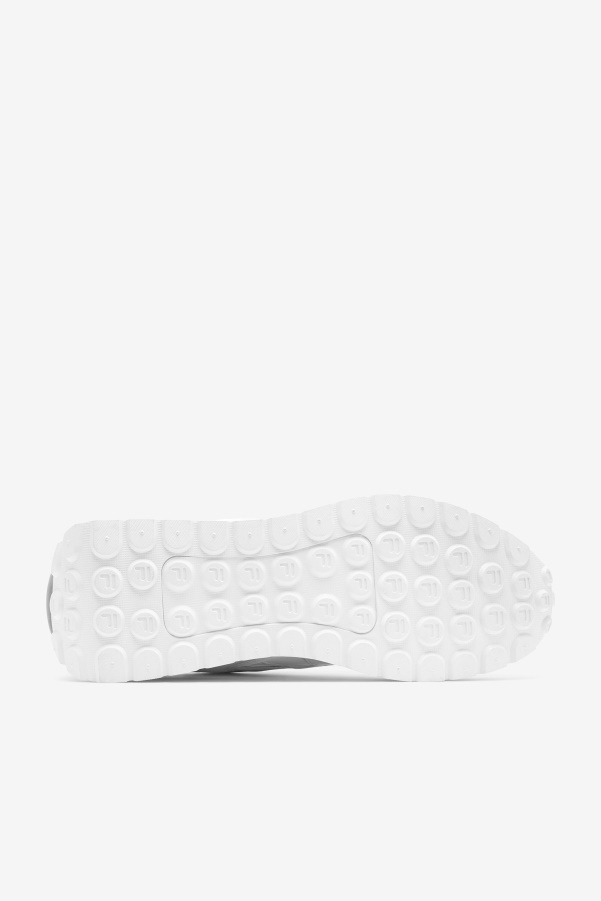 White/Glacier Gray Men's Sandenal Patched Fila