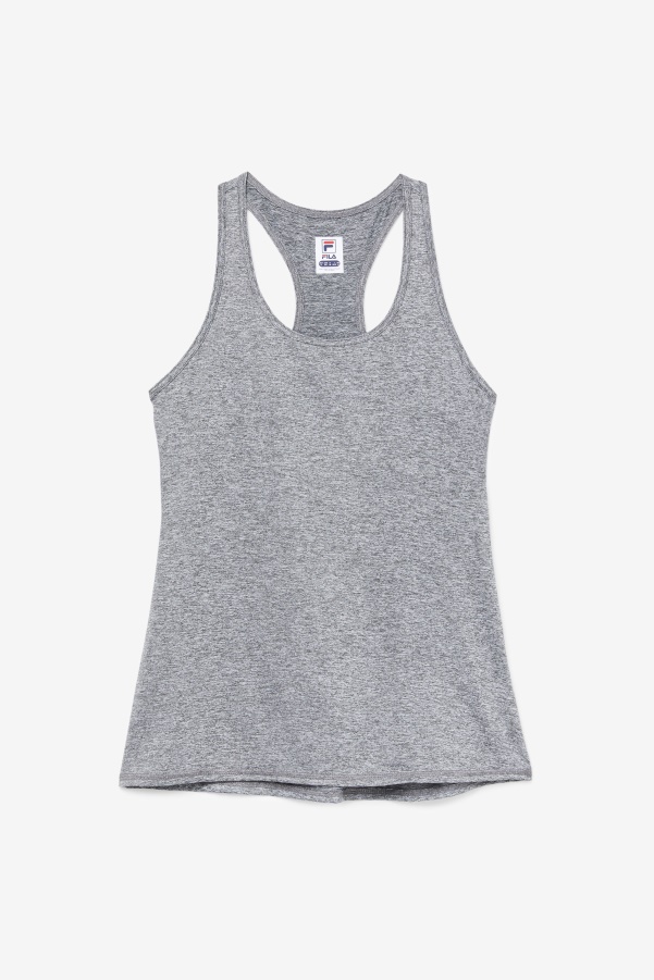 Heather Fila Pickleball Racerback Tank