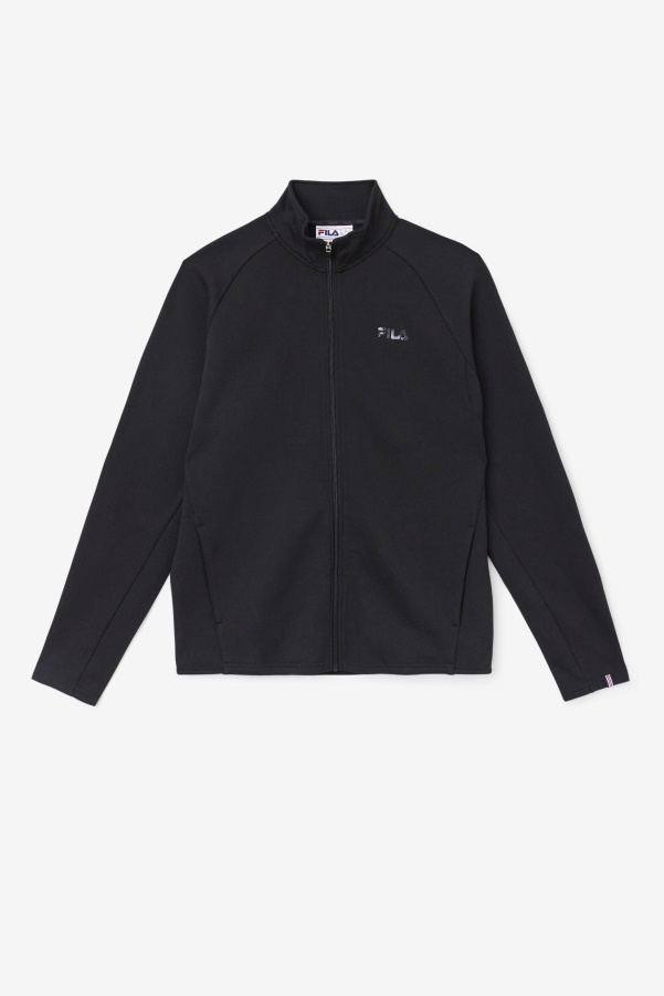 Black Fila Commuter Track Jacket