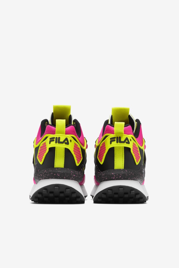 Black/White/Pink Glow Women's Spectra Fila