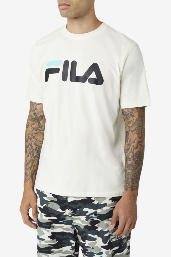 Turtledove/Black/Blue Men's Eagle Tee Fila