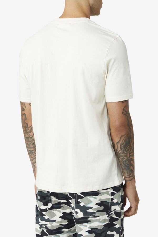 Turtledove/Black/Blue Men's Eagle Tee Fila