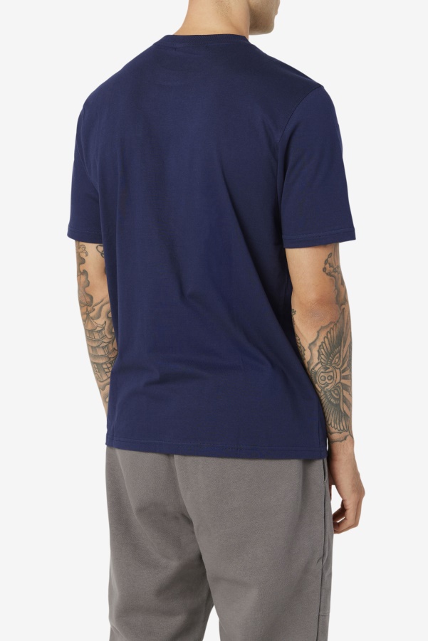 Peacoat Fila Curtis Pocket Tee