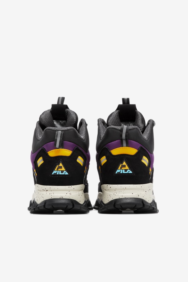 Fila Men's Ray Tracer Tr 2 Mid Black/Purple/Pelican