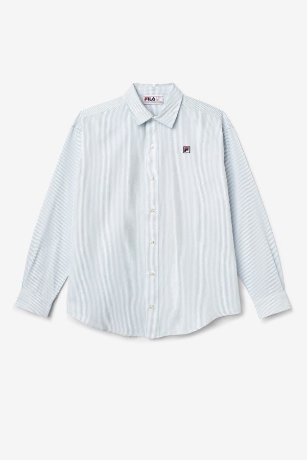 Ariella Dress Shirt Blue/White Fila