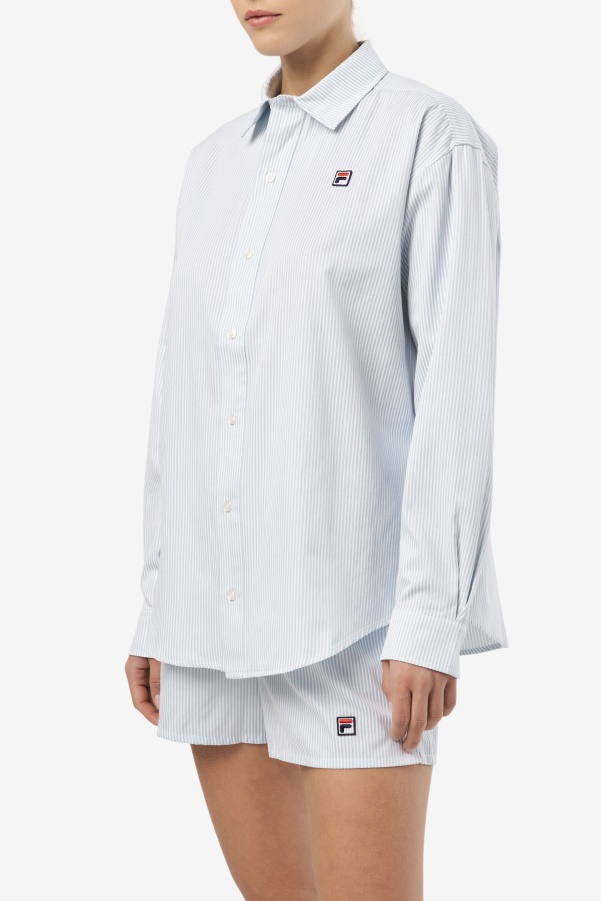 Ariella Dress Shirt Blue/White Fila
