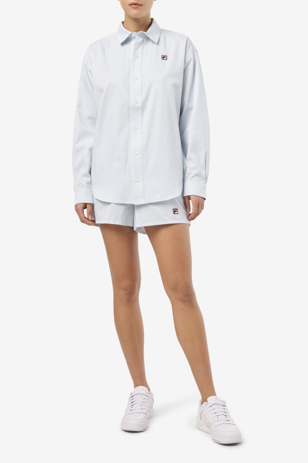 Ariella Dress Shirt Blue/White Fila