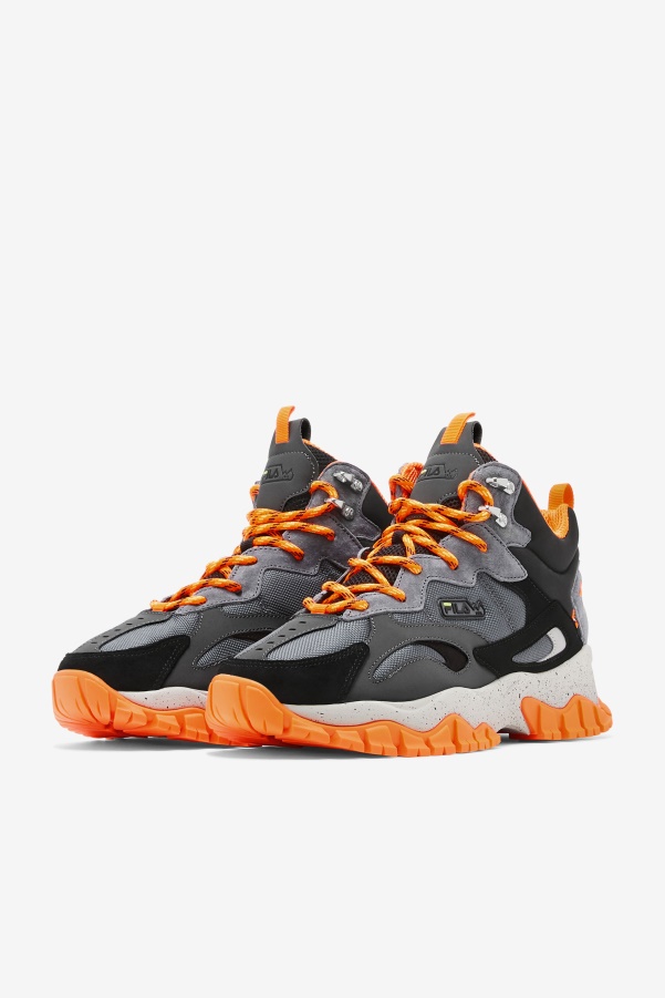 Men's Ray Tracer TR 2 Mid Fila Castlerock/Black/Orange