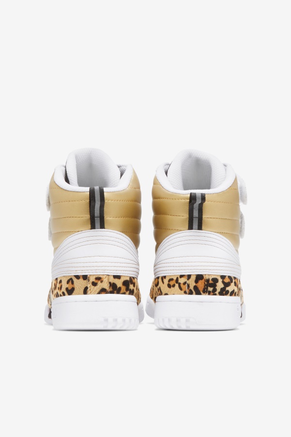 Fila Metallic Gold/White/Black Women's F-14 Metallic