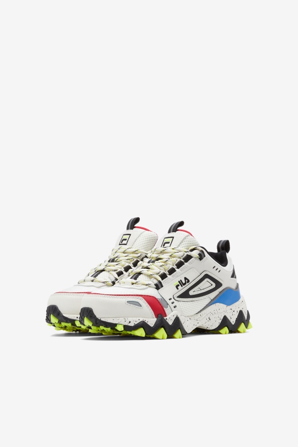 White/Black/Blue Fila Big Kids' Oakmont Tr