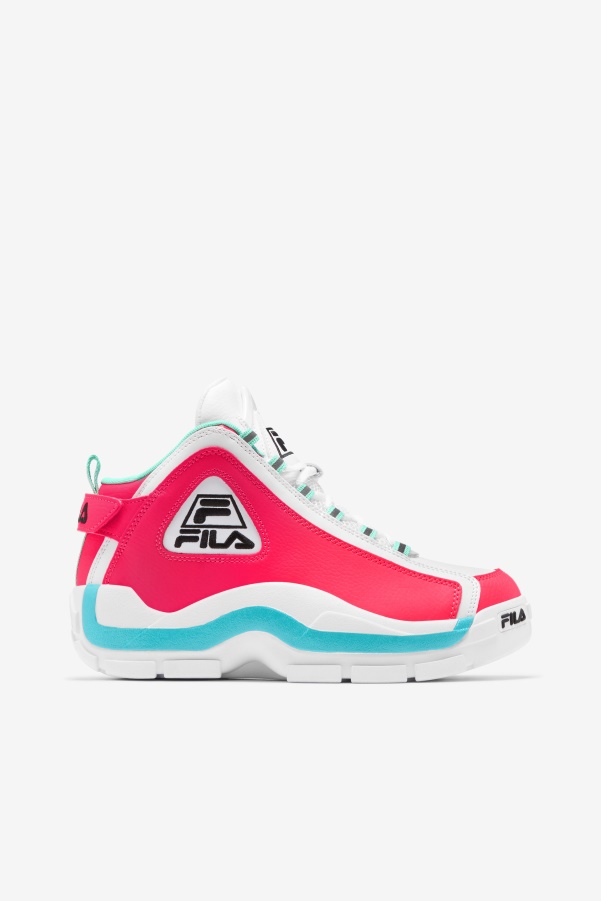 Women's Grant Hill 2 White/Diva Pink/Blue Fila