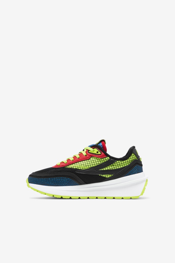 Fila Big Kids' Renno Black/Blue/Red