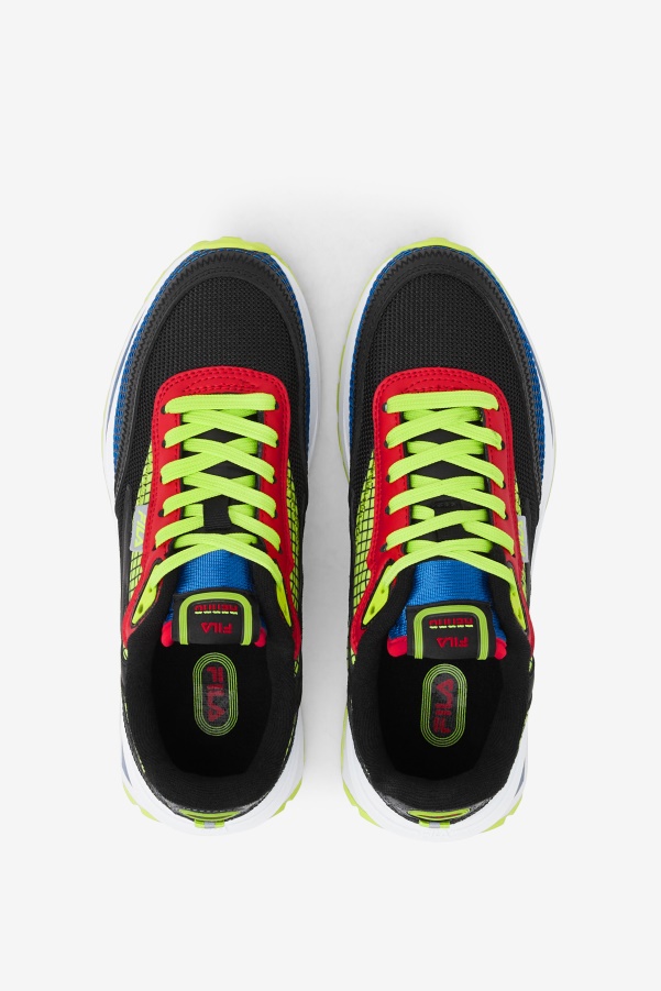 Fila Big Kids' Renno Black/Blue/Red