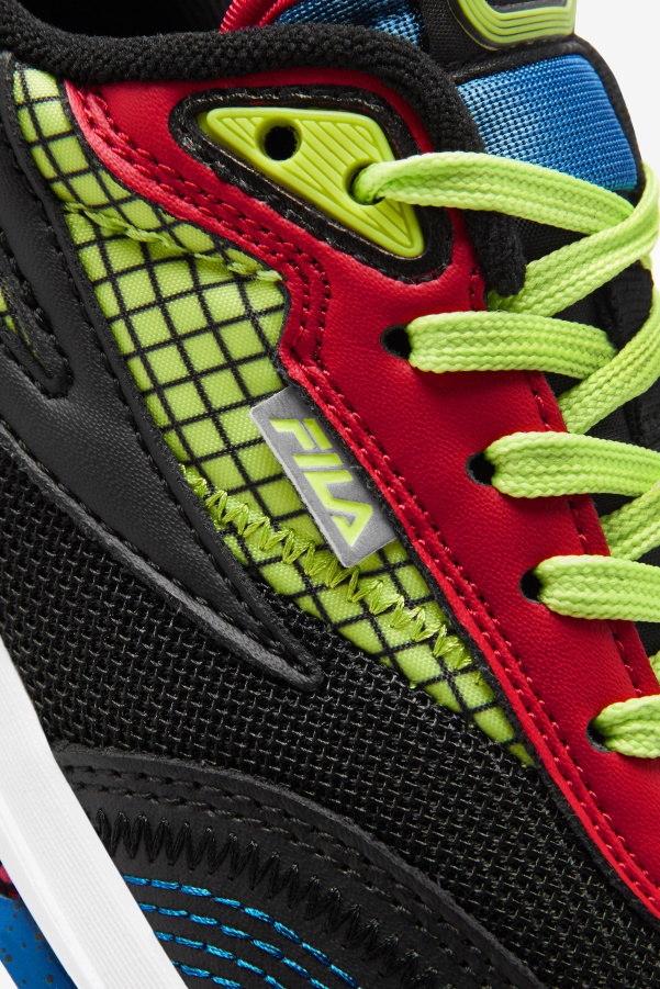 Fila Big Kids' Renno Black/Blue/Red