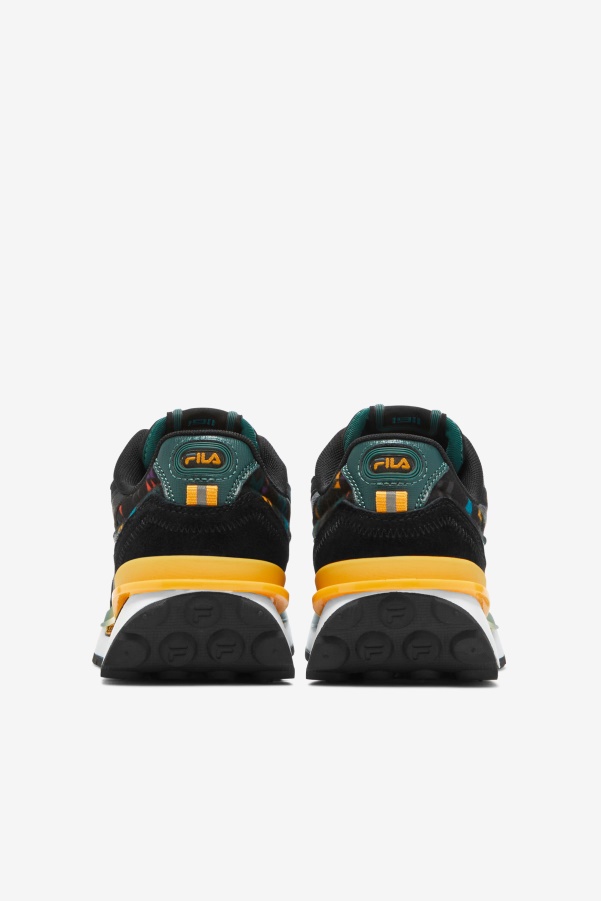 Big Kids' Renno Fila Black/June Bug/Saffron