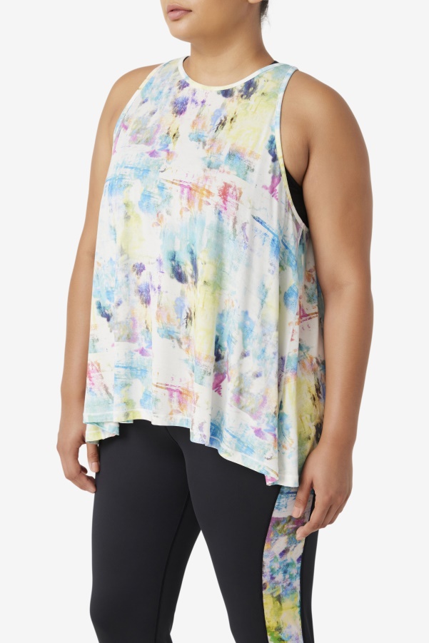 Fila Tie Dye Fi-Lux Open Back Tank Top