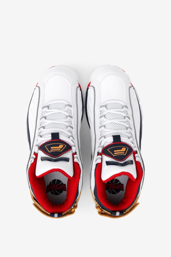 Fila Big Kids' Grant Hill 2 Game Break White/Blues/Red