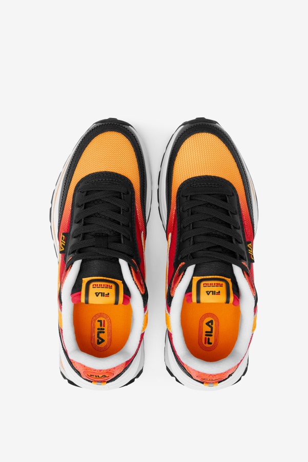 Fila Black/Red/Gold Little Kids' Renno