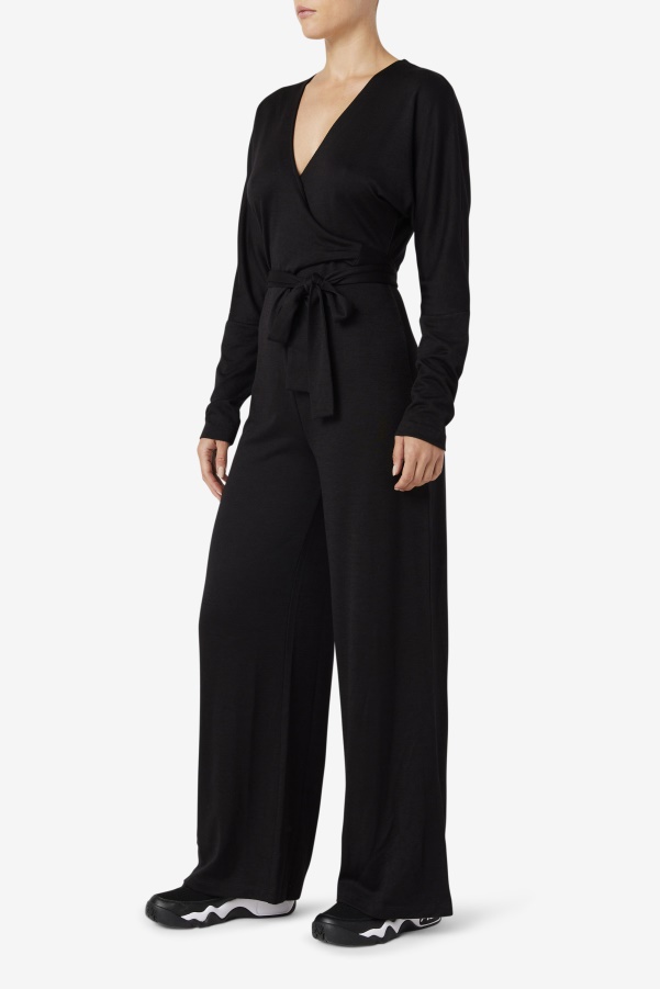 Black Everleigh Jumpsuit Fila