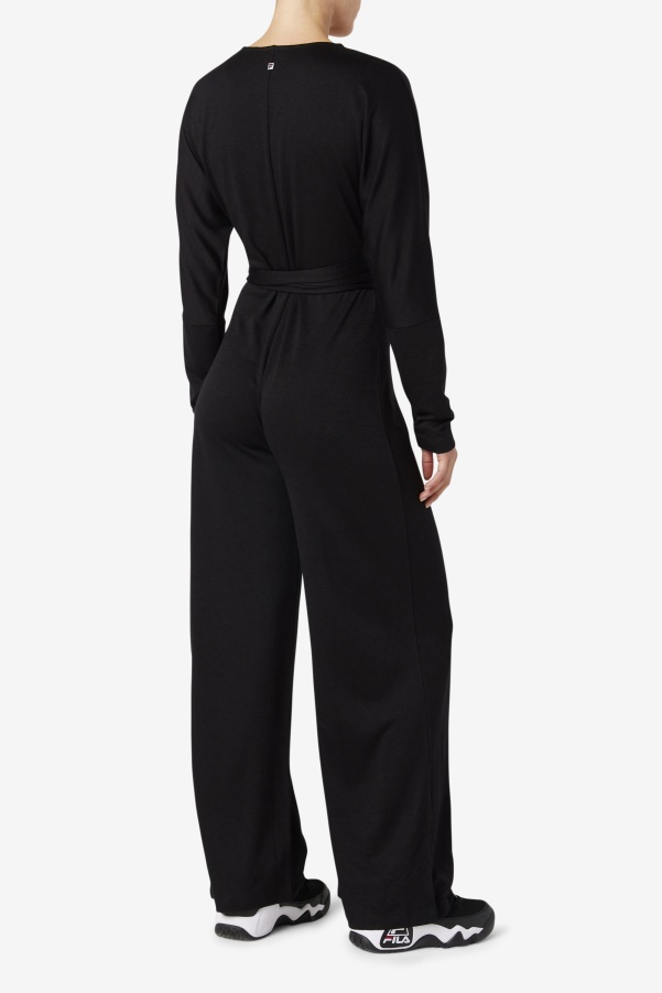 Black Everleigh Jumpsuit Fila