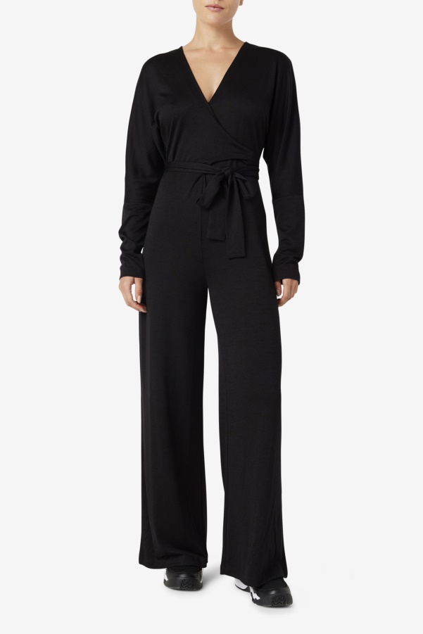 Black Everleigh Jumpsuit Fila