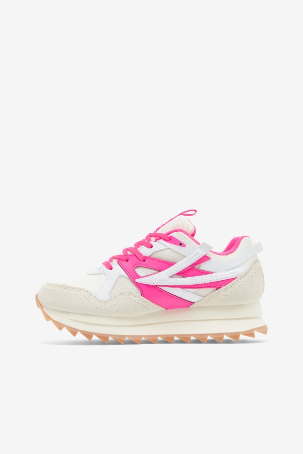 Fila Women's Sandenal Orbit White/Pink/White