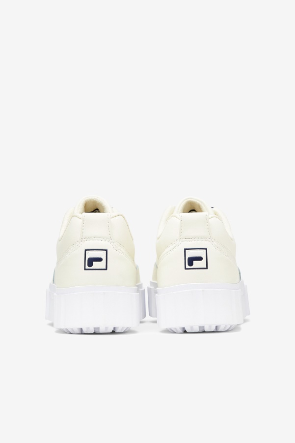 Fila Women's Sandblast Low Satin Lace White/Navy/White