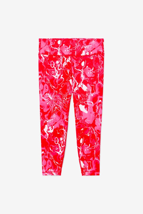 Pink Marble Fila Forza Sleek 7/8 Leggings