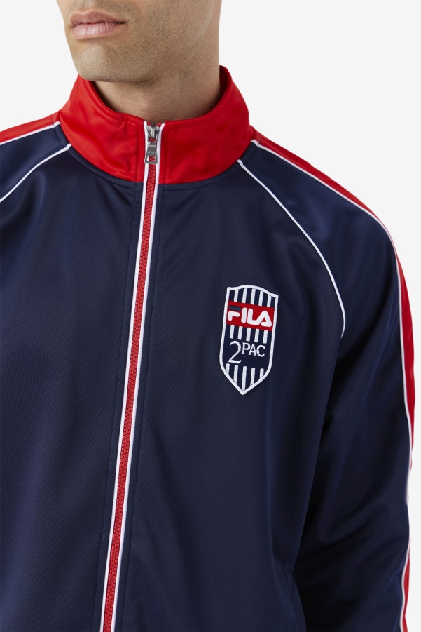 2Pac Track Jacket Navy/Red/White Fila